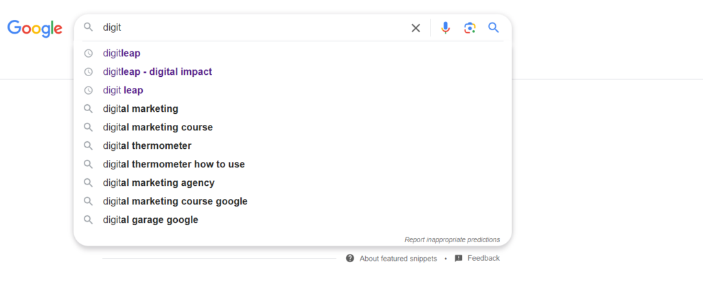 Use Google Autocomplete